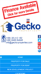 Mobile Screenshot of gecko-properties.com