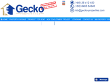 Tablet Screenshot of gecko-properties.com